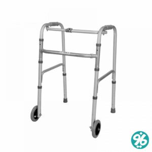 خرید اینترنتی واکر تاشو حلزونی چرخدار آلومینیومی ایبکا