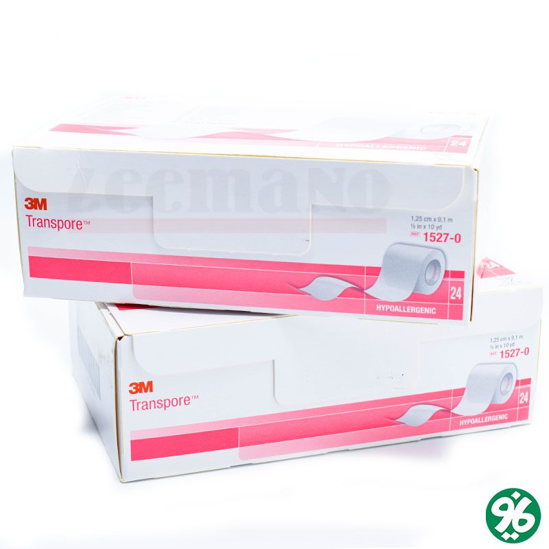 چسب ضد حساسیت ترانسپور 3M (1.25 سانتی متری) 106005 خرید اینترنتی چسب ضد حساسیت ترانسپور 3M (1.25 سانتی متری)