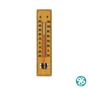 خرید آنلاین دماسنج محیطی طرح چوب الکلی با قیمت مناسب و با کیفیت