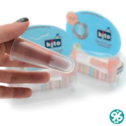 خرید اینترنتی مسواک انگشتی سیلیکونی ضد حساسیت کیتو