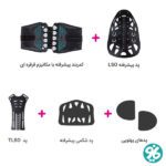 اجزای تشکیل دهنده کمربند طبی اورتینو مدل TLSO Brace