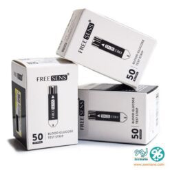 خرید اینترنتی نوار تست قند خون فری سنس Free Sens بسته 50 عددی
