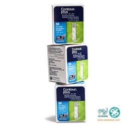 خرید اینترنتی نوار تست قند خون کنتور پلاس Contour Plus بسته 50 عددی