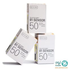 خرید اینترنتی نوار تست قند خون گلوکوکارد GLUCOCARD 01 بسته 50 عددی