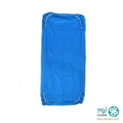 خرید ملحفه یکبار مصرف دو سر کشدار 80*220 آبی