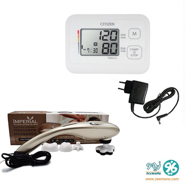 801019 بسته تخفیفی فشارسنج سیتیزن + ماساژور امپریال