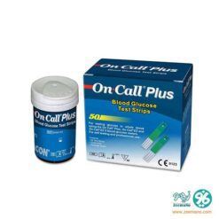 خرید نوار تست قند خون آنکال پلاس on call plus بسته 50 عددی