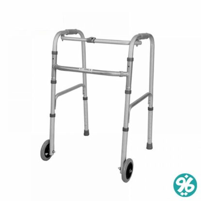خرید اینترنتی واکر تاشو حلزونی چرخدار آلومینیومی ایبکا