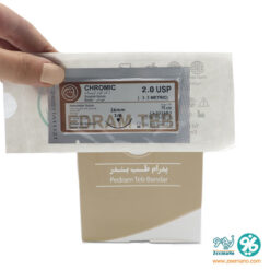 خرید نخ بخیه کرومیک کاتگوت 2/0 با سوزن ریورس کات