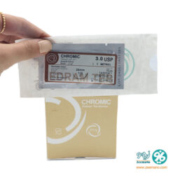 خرید و قیمت نخ بخیه کرومیک کاتگوت 3.0 با سوزن راند بادید