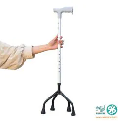 خرید آنلاین عصا چهار پایه دسته پلاستیکی ایبکا