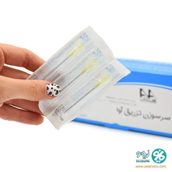 107120 سرسوزن زرد آوا خرید اینترنتی سرسوزن زرد گیج 20 آوا